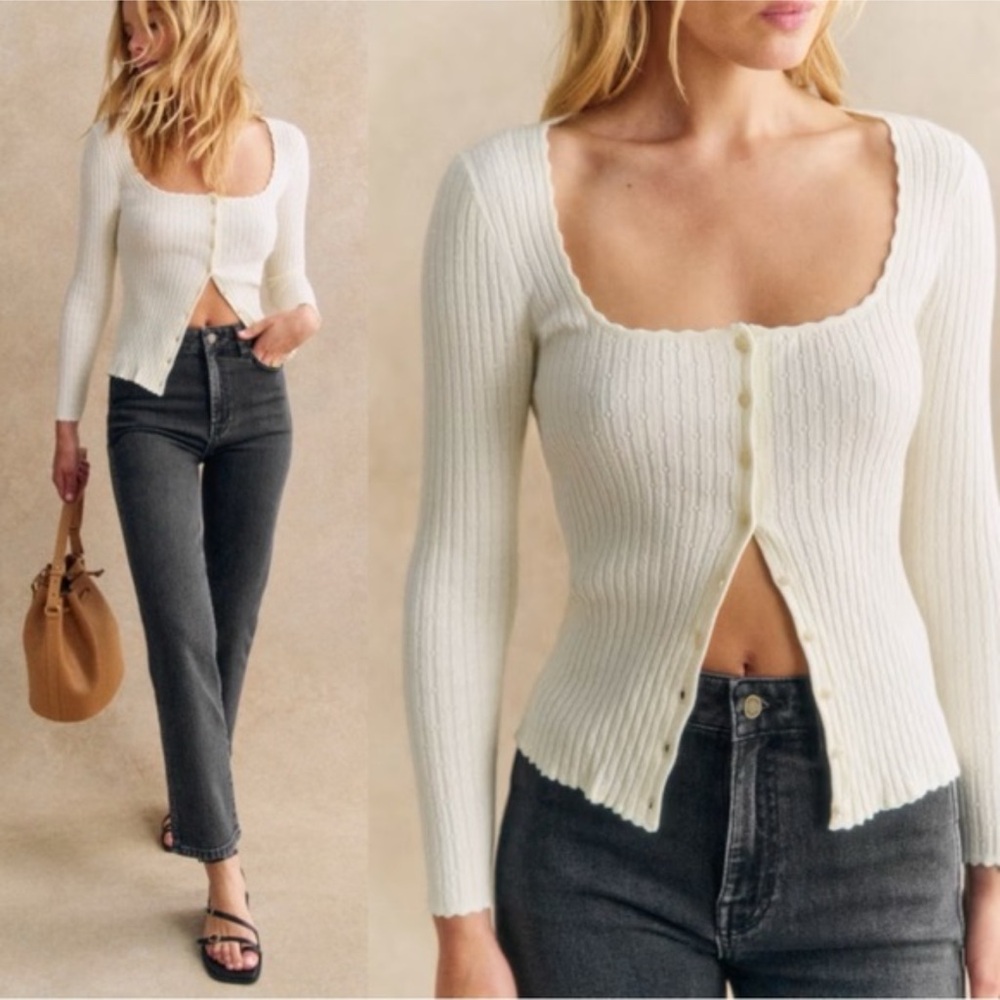 Authentic Sezane Ambroise cardigan Women's button